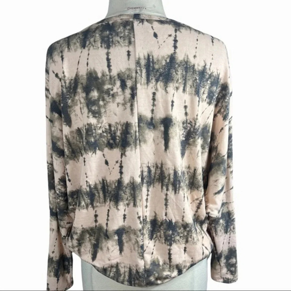Andrèe by Unit pink and gray tie dye dolman sleeve top size S - Picture 6 of 9